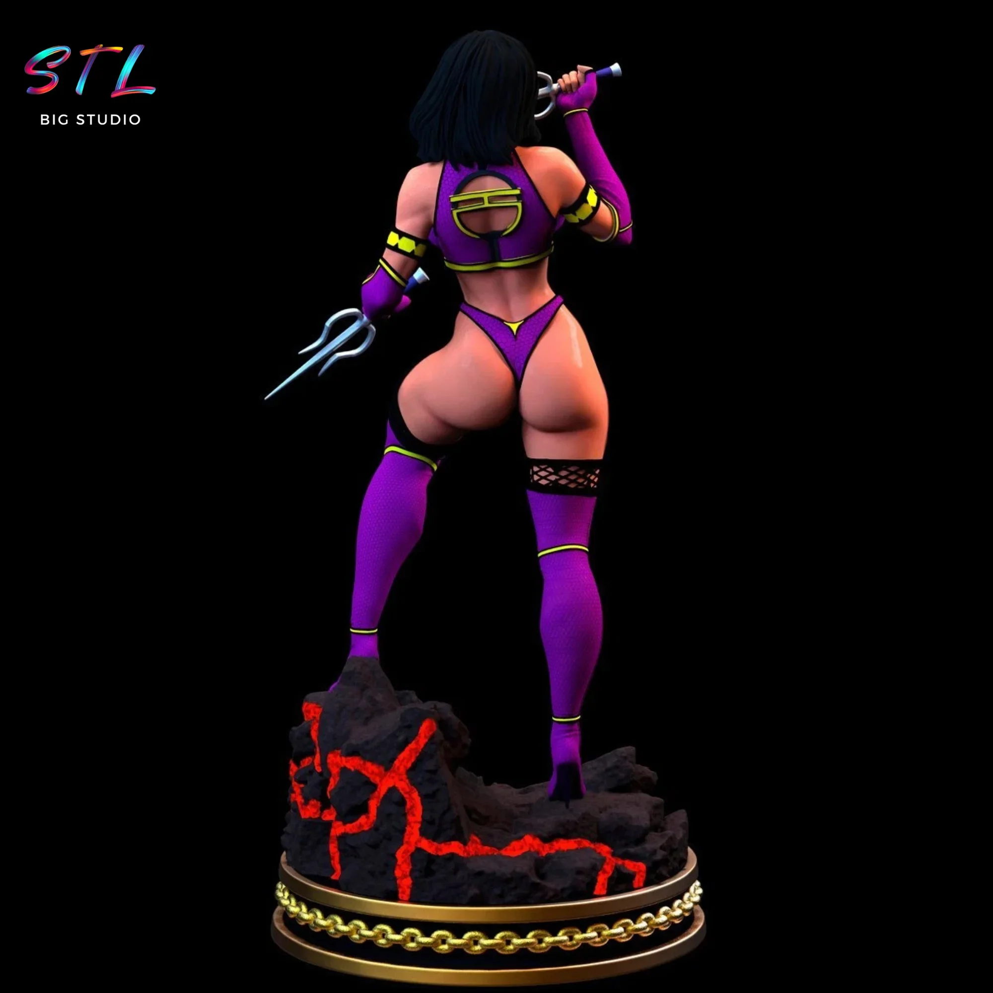 mortal kombat stl mileena impresion 3d mortal kombat stl mileena impresion 3d