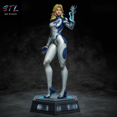 mujer invisible stl impresion 3d marvel rivals