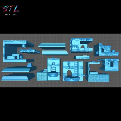 mundo mario bros stl impresion 3d pocket world