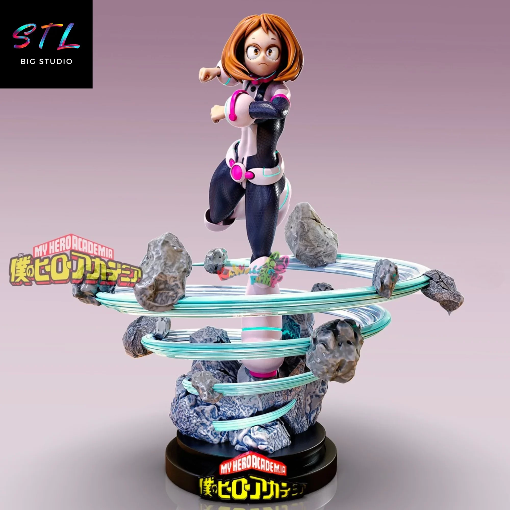 my hero academia stl ochako uraraka 3d my hero academia stl ochako uraraka 3d