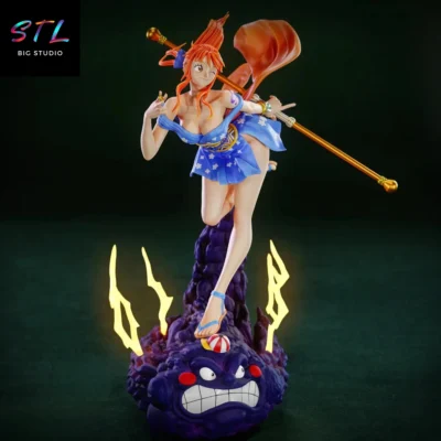 nami stl one piece figura impresion 3d