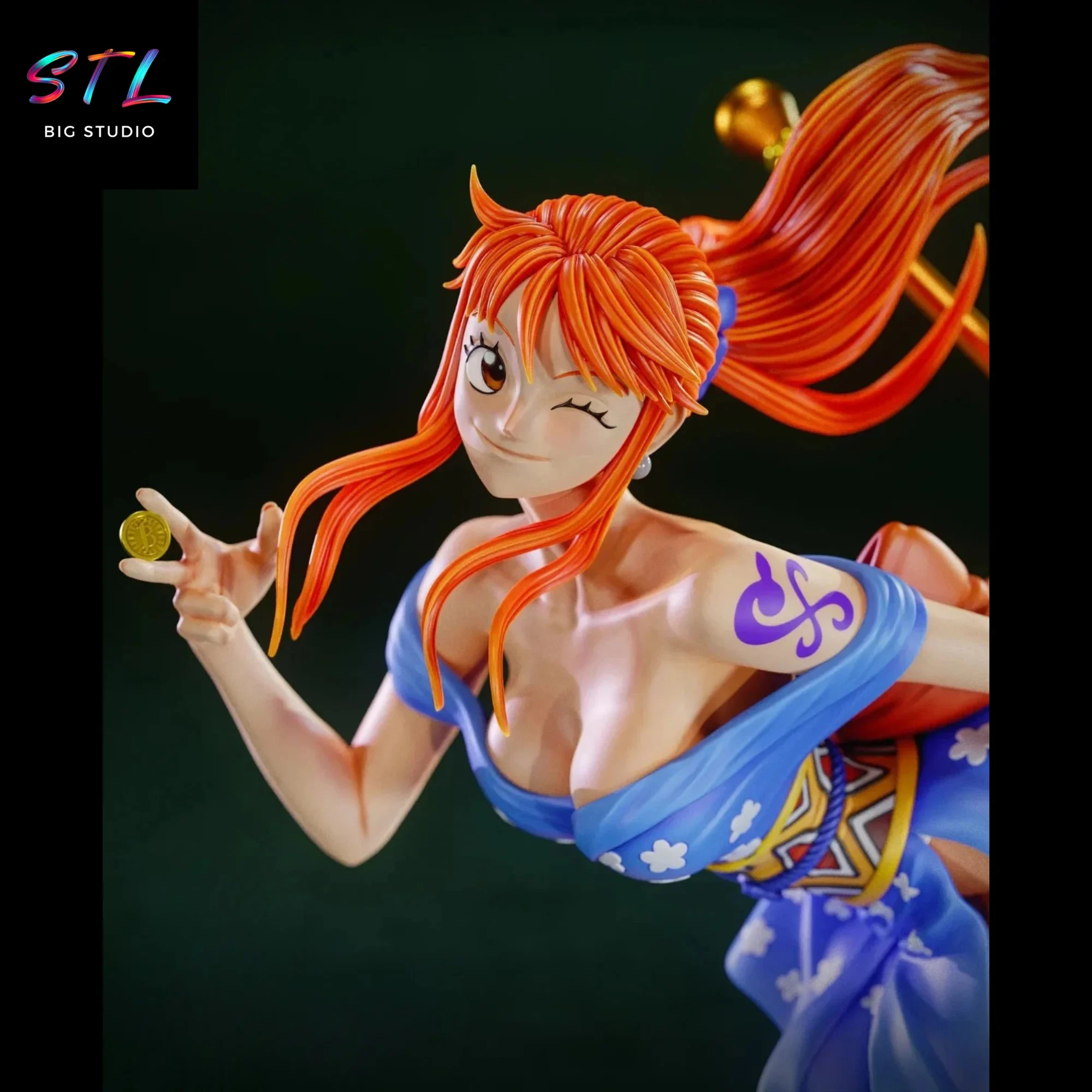 nami wano stl impresion 3d figura one piece nami wano stl impresion 3d figura one piece