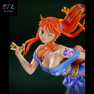 nami wano stl impresion 3d figura one piece