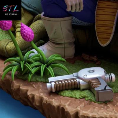 nappa y vegeta stl impresion 3d figura dragon ball