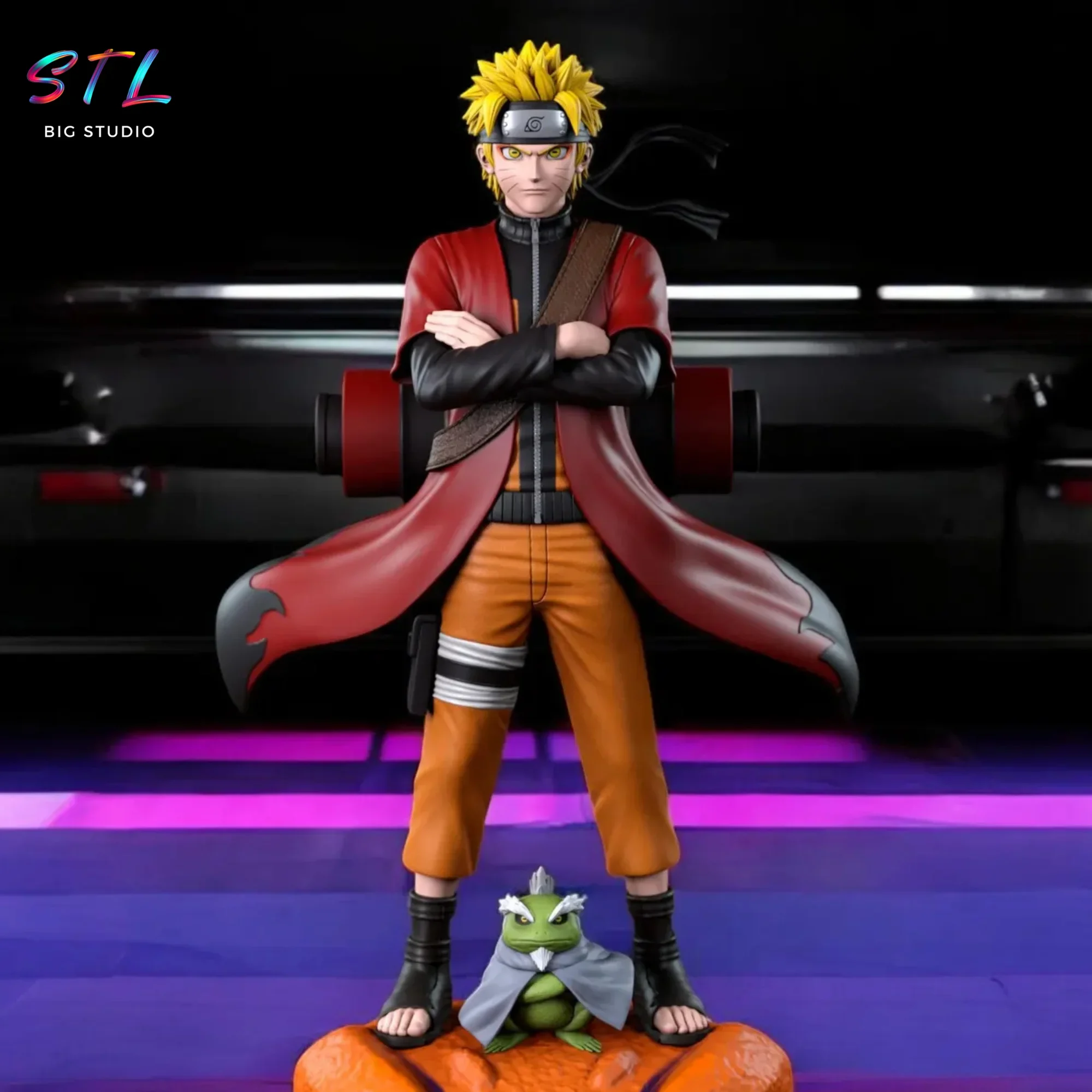 naruto sennin stl impresion 3d figura naruto sennin stl impresion 3d figura