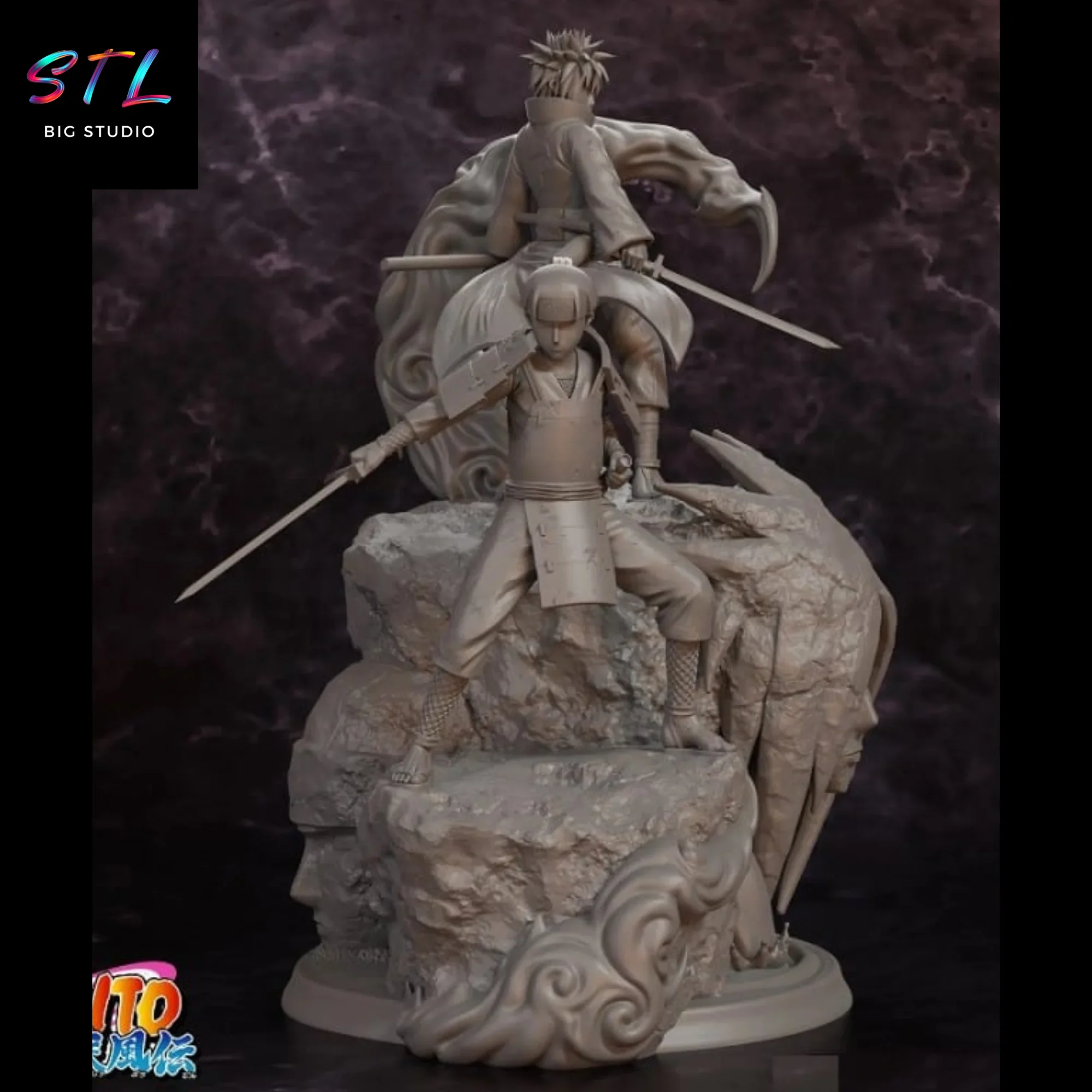 naruto shippuden stl madara y hashirama impresion 3d naruto shippuden stl madara y hashirama impresion 3d