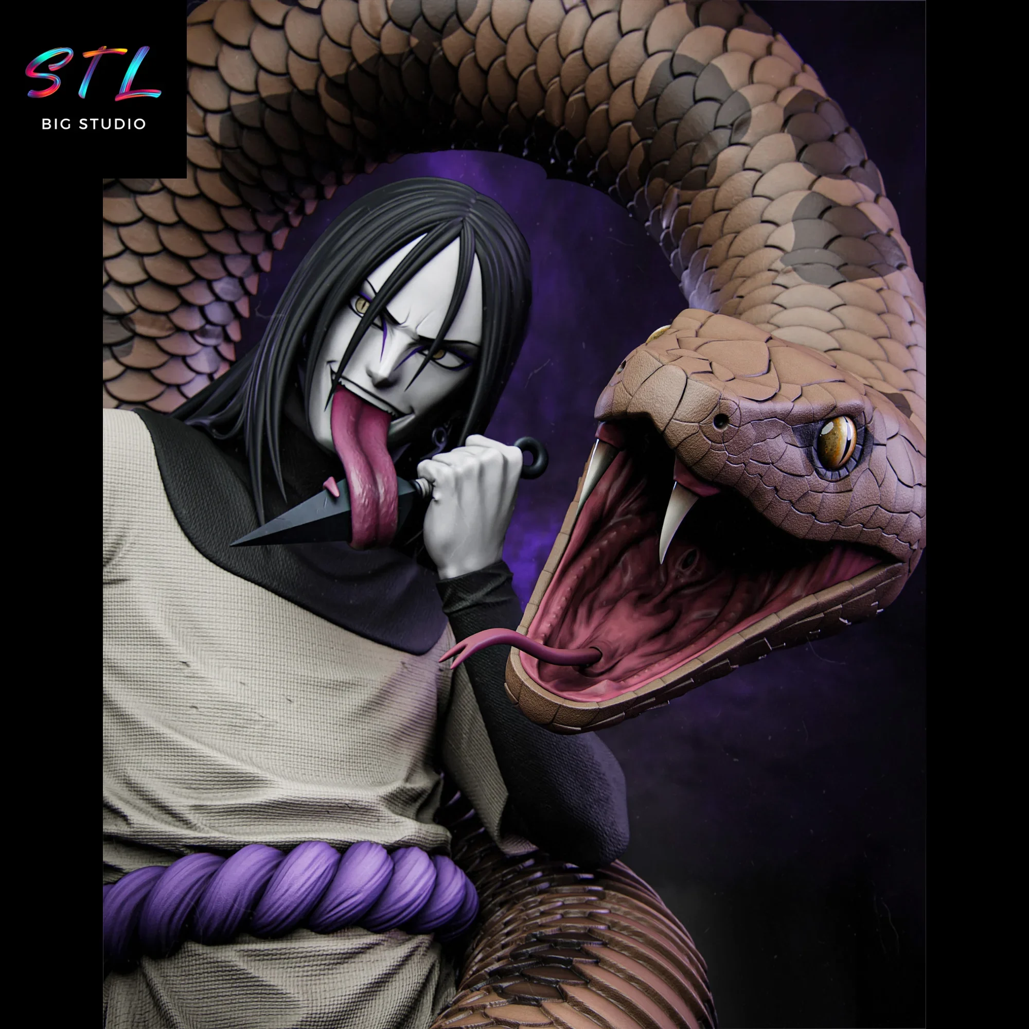 naruto shippuden stl orochimaru para impresion 3d naruto shippuden stl orochimaru para impresion 3d