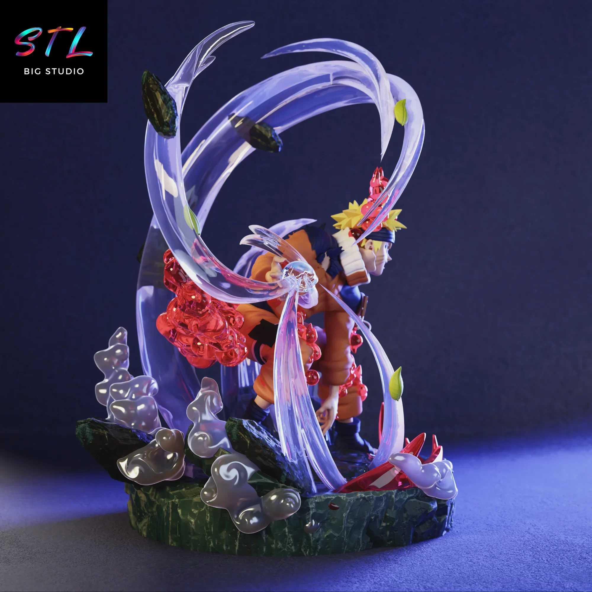 naruto stl diorama impresion 3d naruto stl diorama impresion 3d