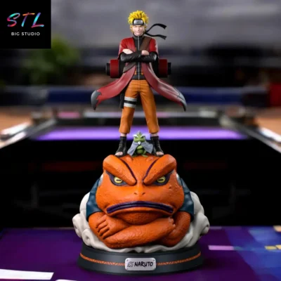 naruto y gamakichi stl impresion 3d naruto shippuden