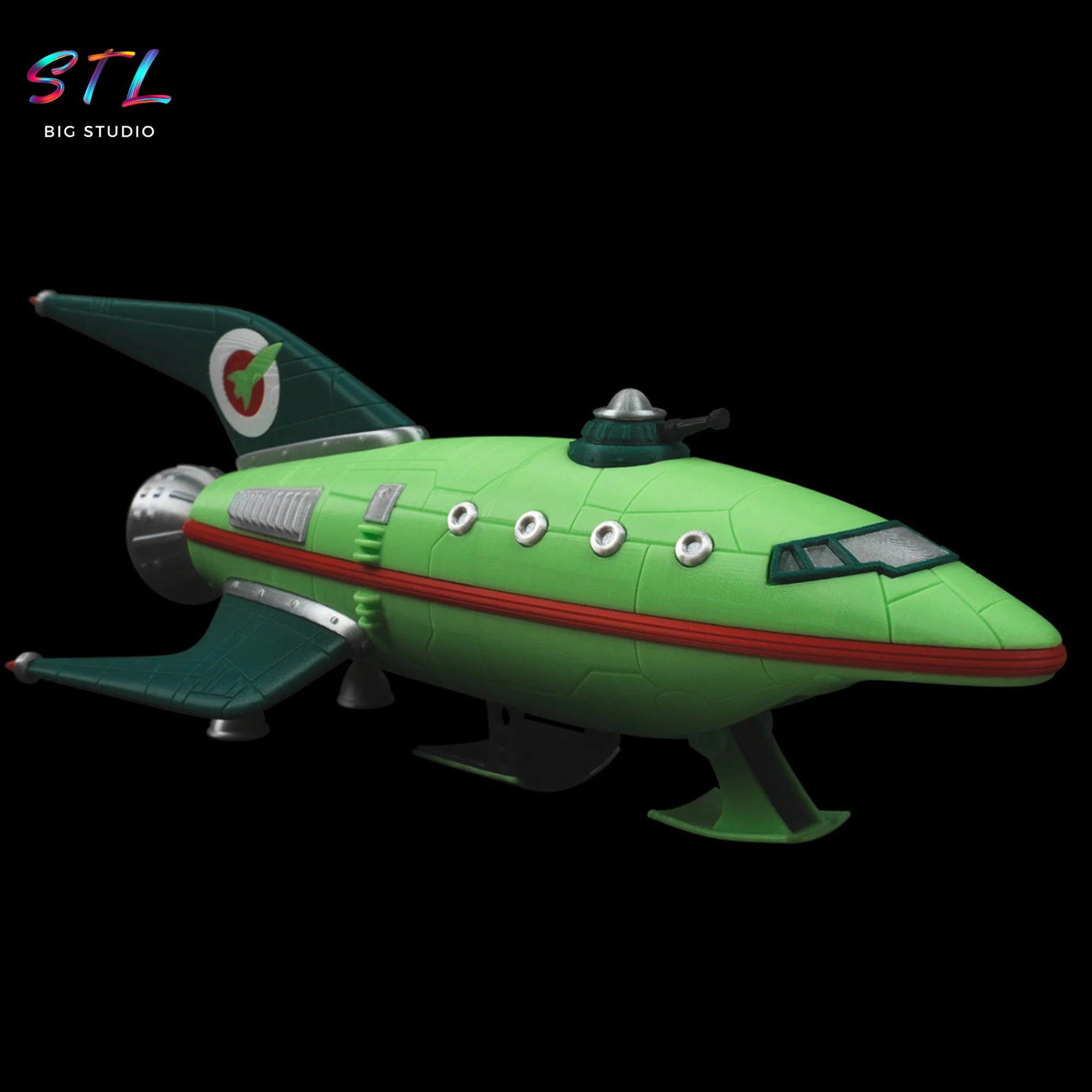 nave planet express stl impresion 3d futurama