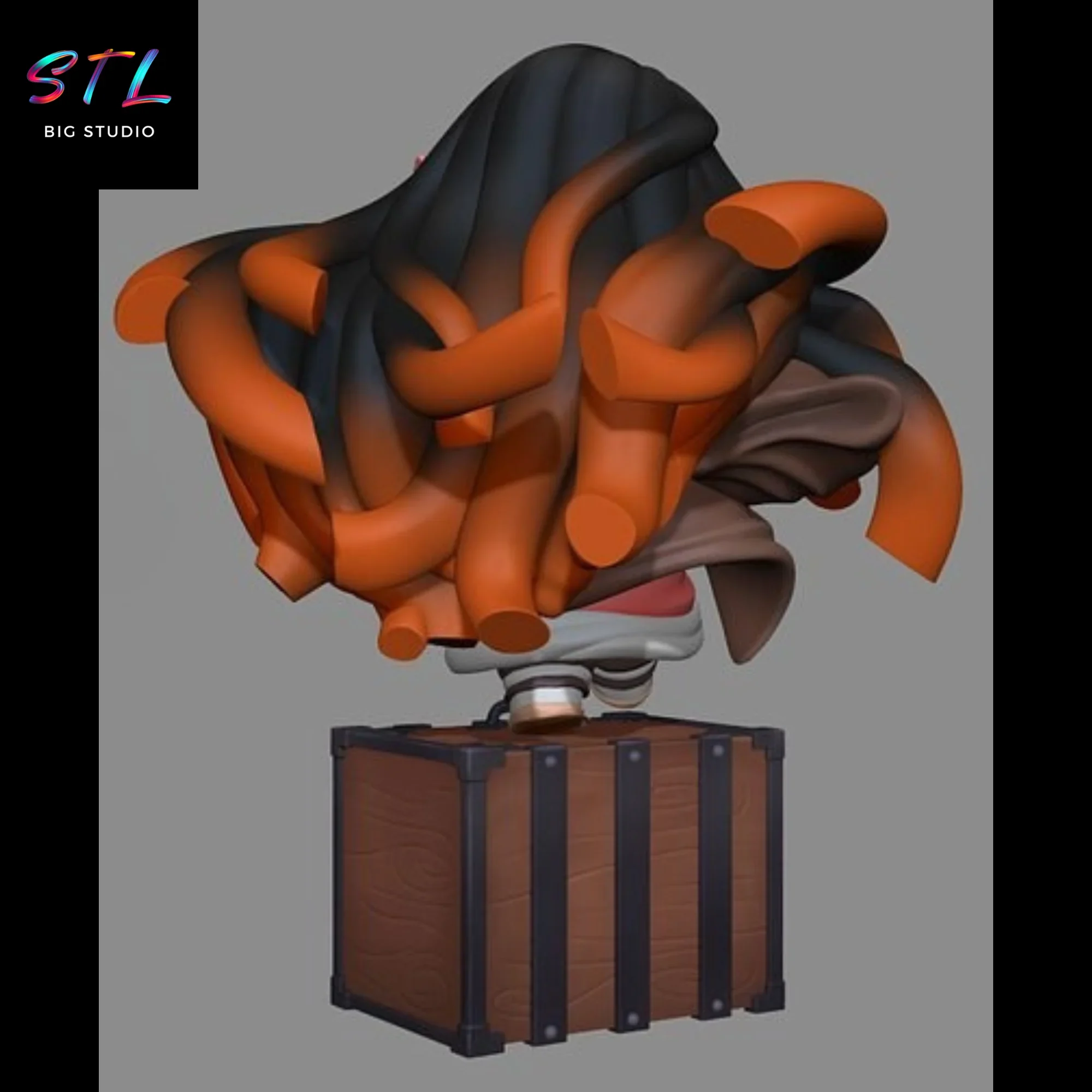 nezuko kamado version reducida stl demon slayer figura impresion 3d nezuko kamado version reducida stl demon slayer figura impresion 3d