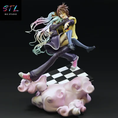 no game no life stl sora y shiro impresion 3d