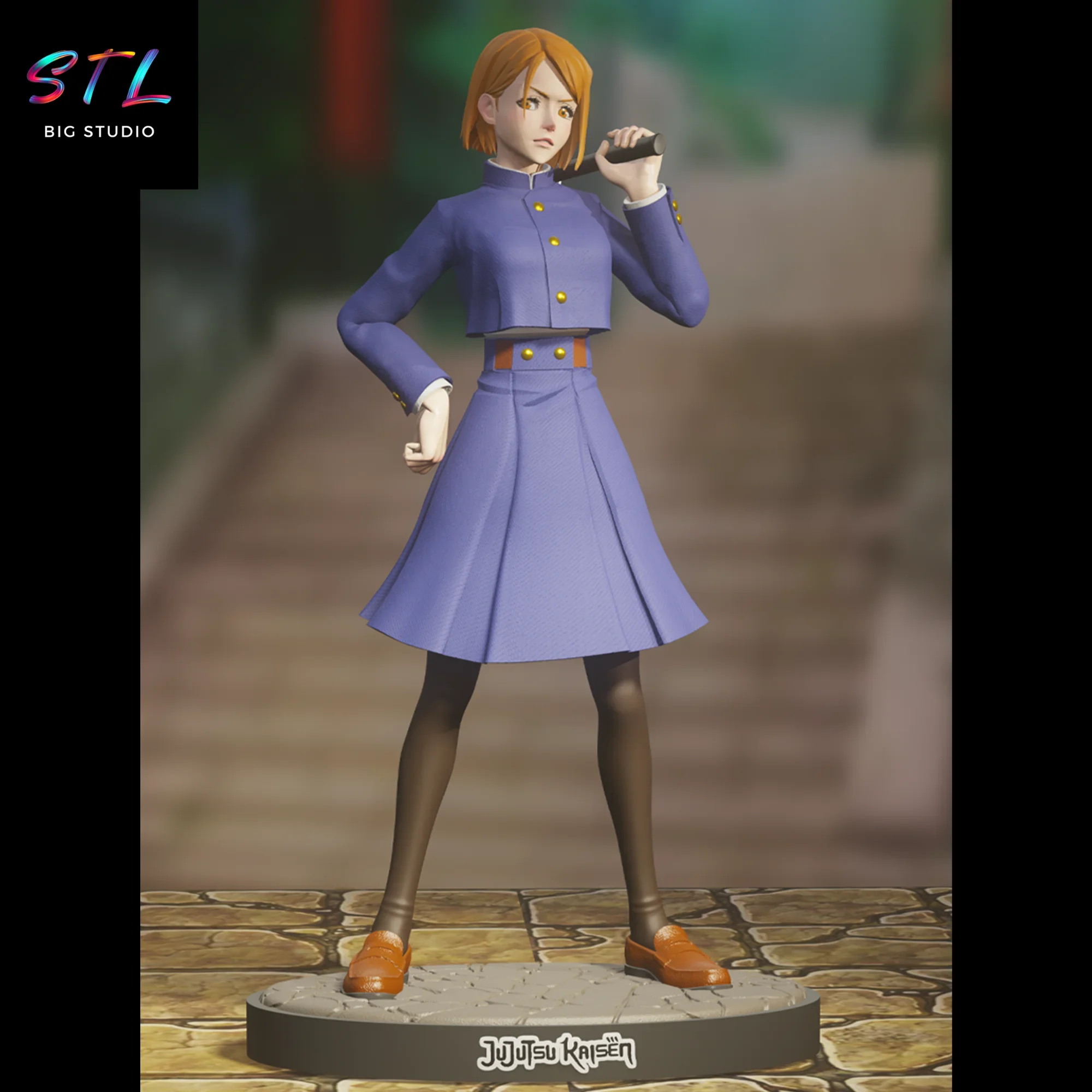 nobara kugisaki stl jujutsu kaisen impresion 3d nobara kugisaki stl jujutsu kaisen impresion 3d