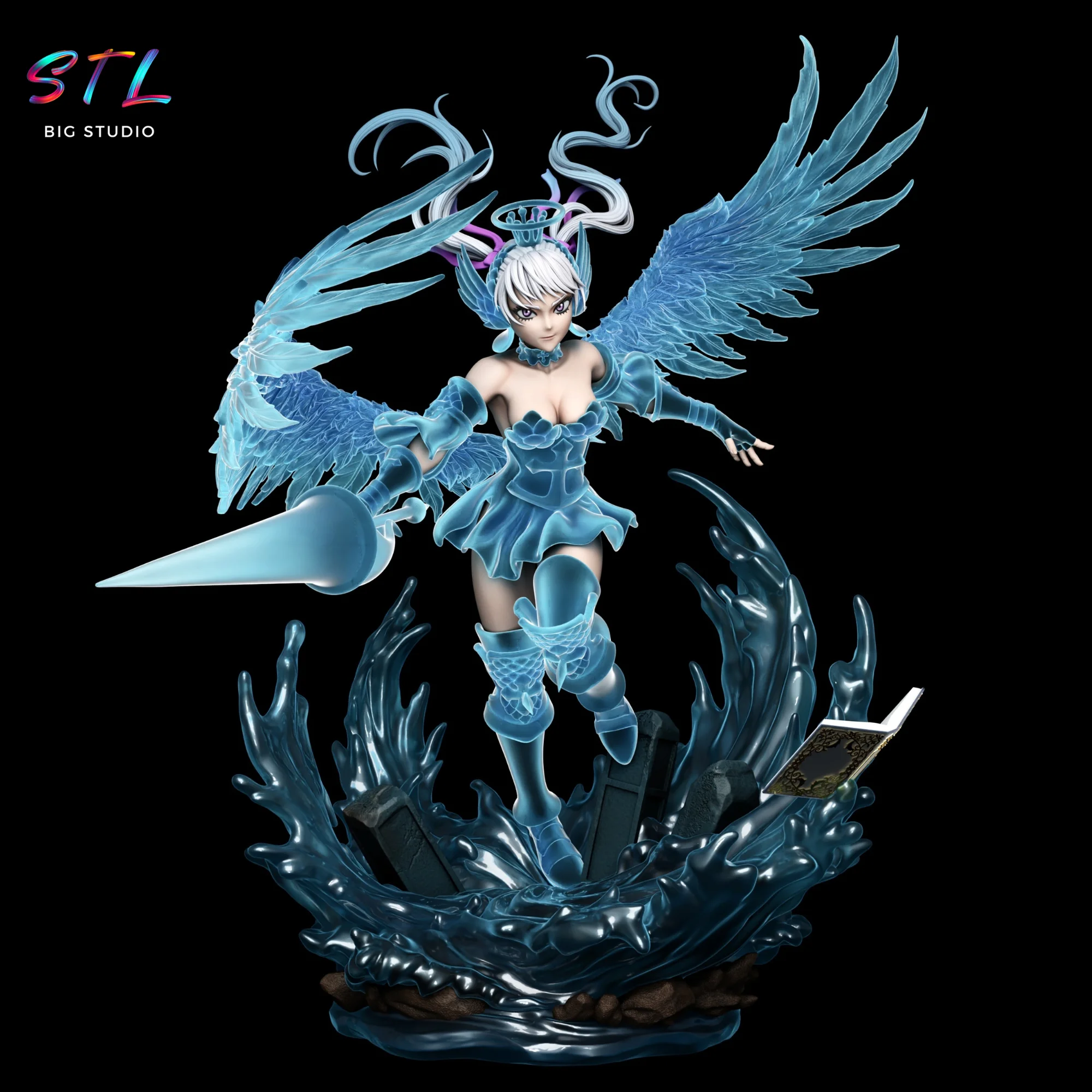 noelle silva stl black clover impresion 3d