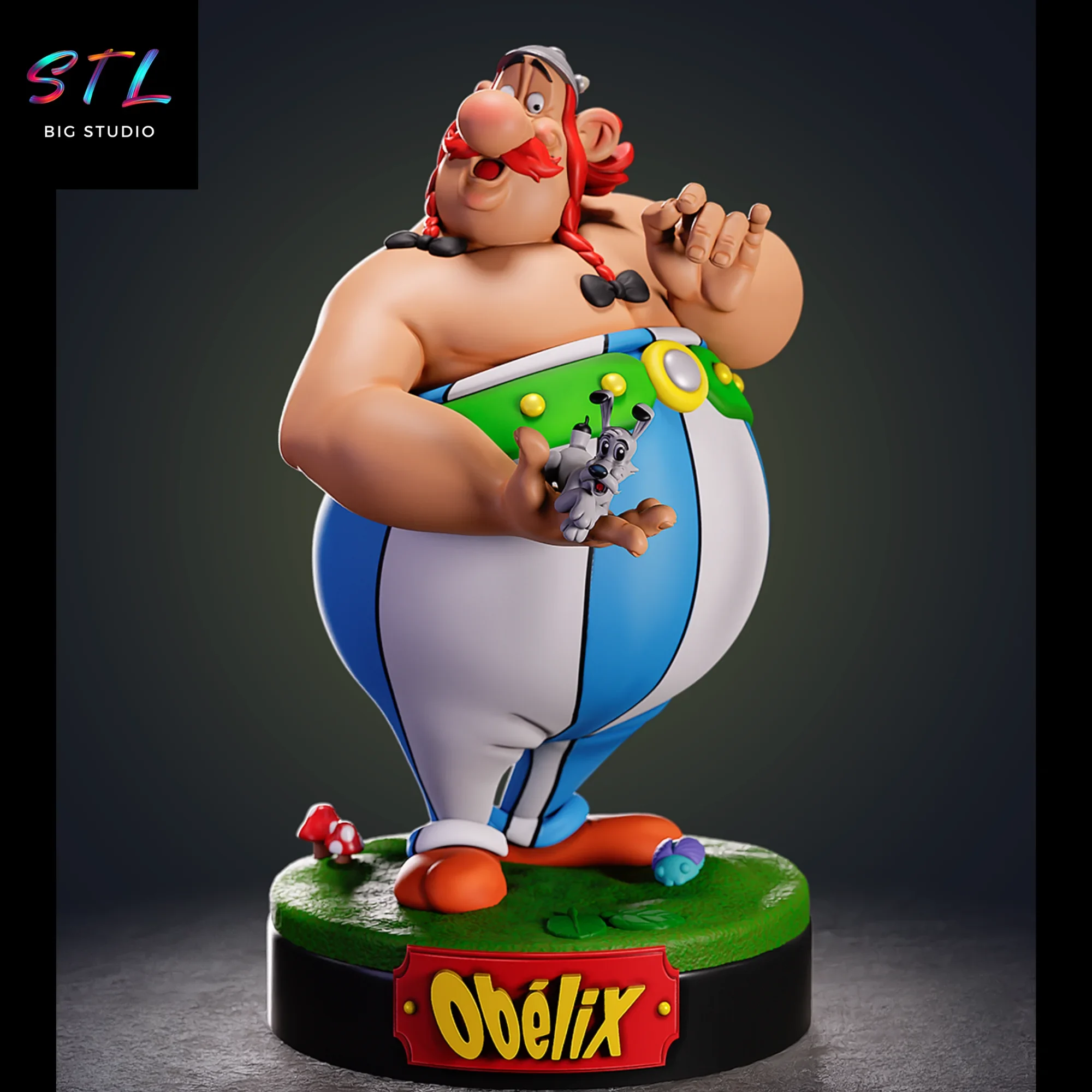 obelix stl impresion 3d obelix stl impresion 3d