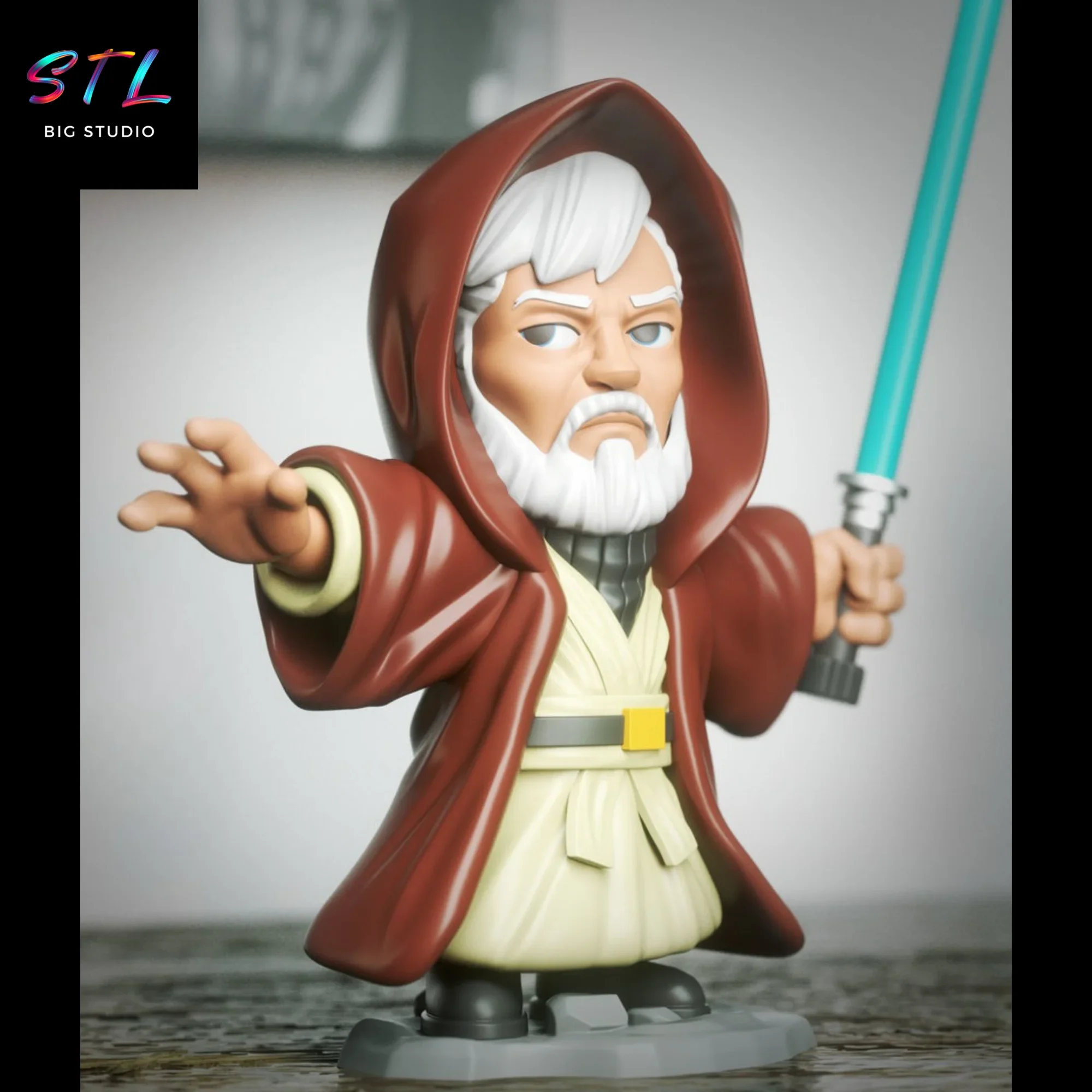 obi wan kenobi stl chibi kawaii star wars