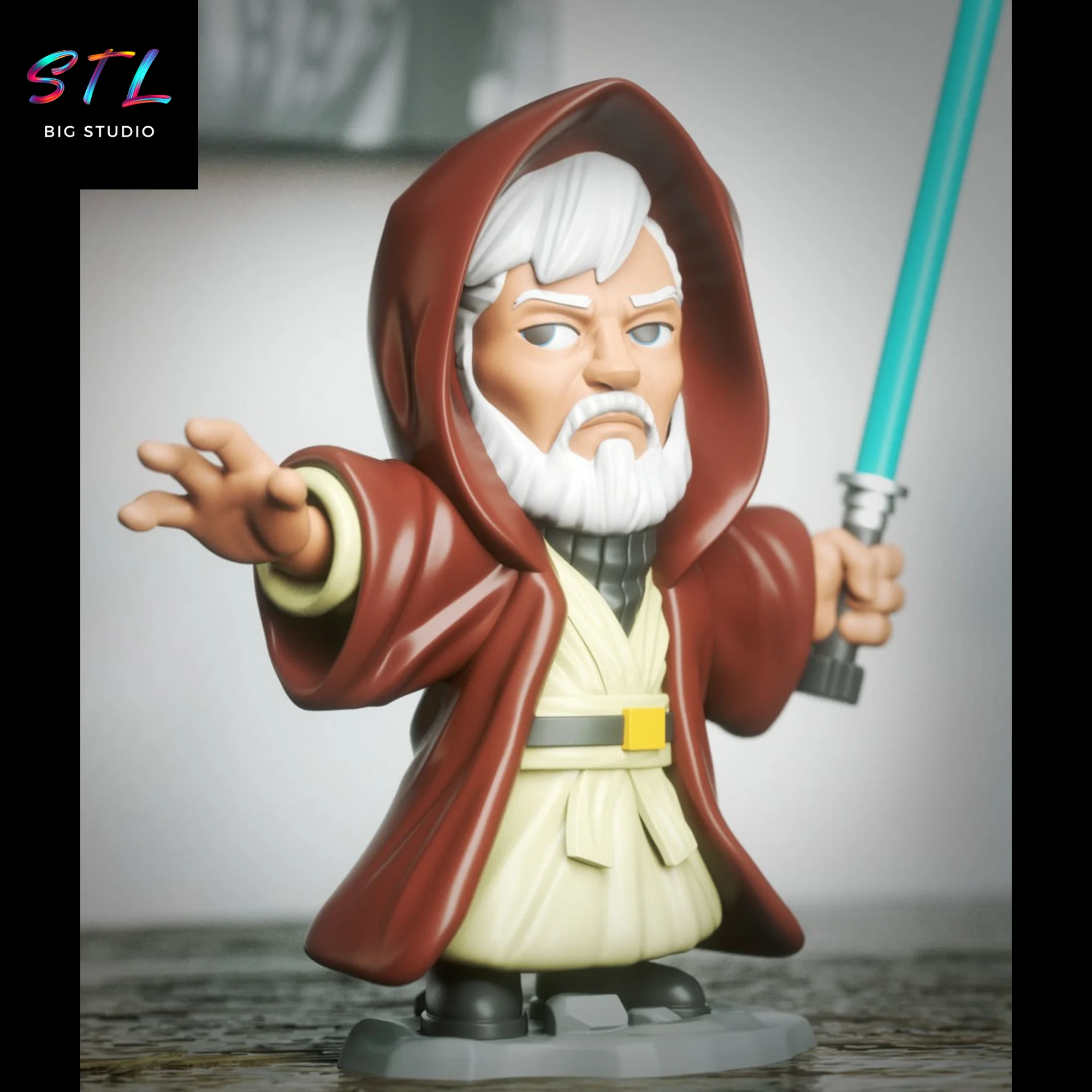 obi wan kenobi stl chibi kawaii star wars