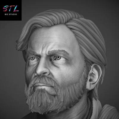 obi wan stl star wars impresion 3d