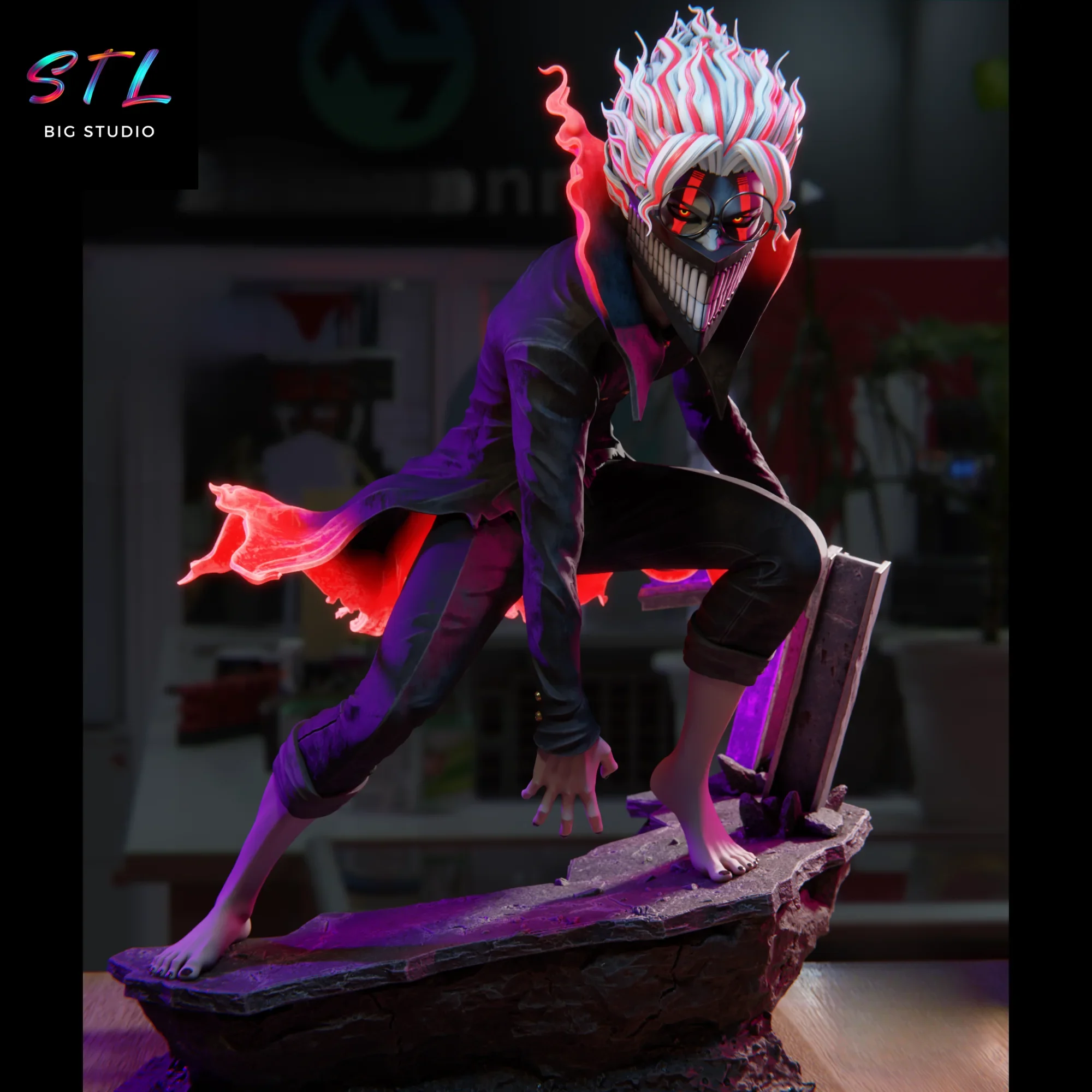 okarun stl impresion 3d dandadan