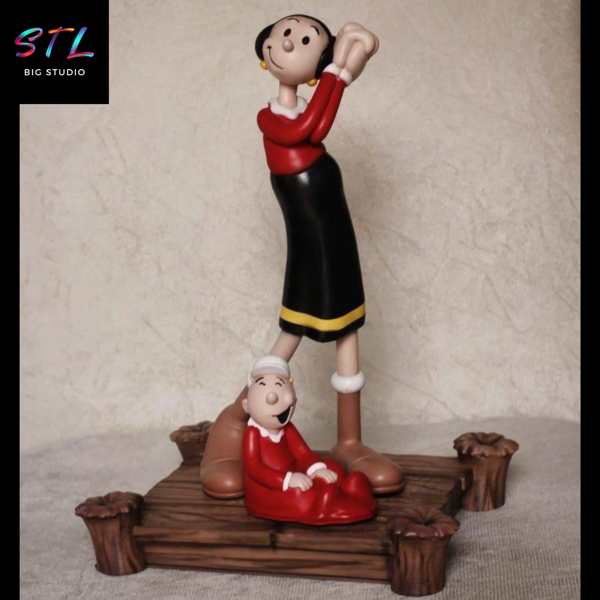 olivia stl popeye figura impresion 3d olivia stl popeye figura impresion 3d