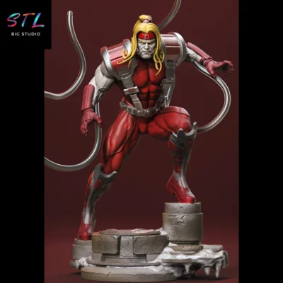 omega red stl x-men para impresion 3d