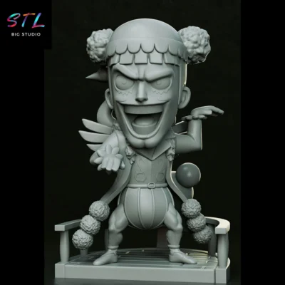 one piece chibi stl bon clay kawaii impresion 3d