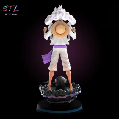 one piece stl luffy gear 5 impresion 3d