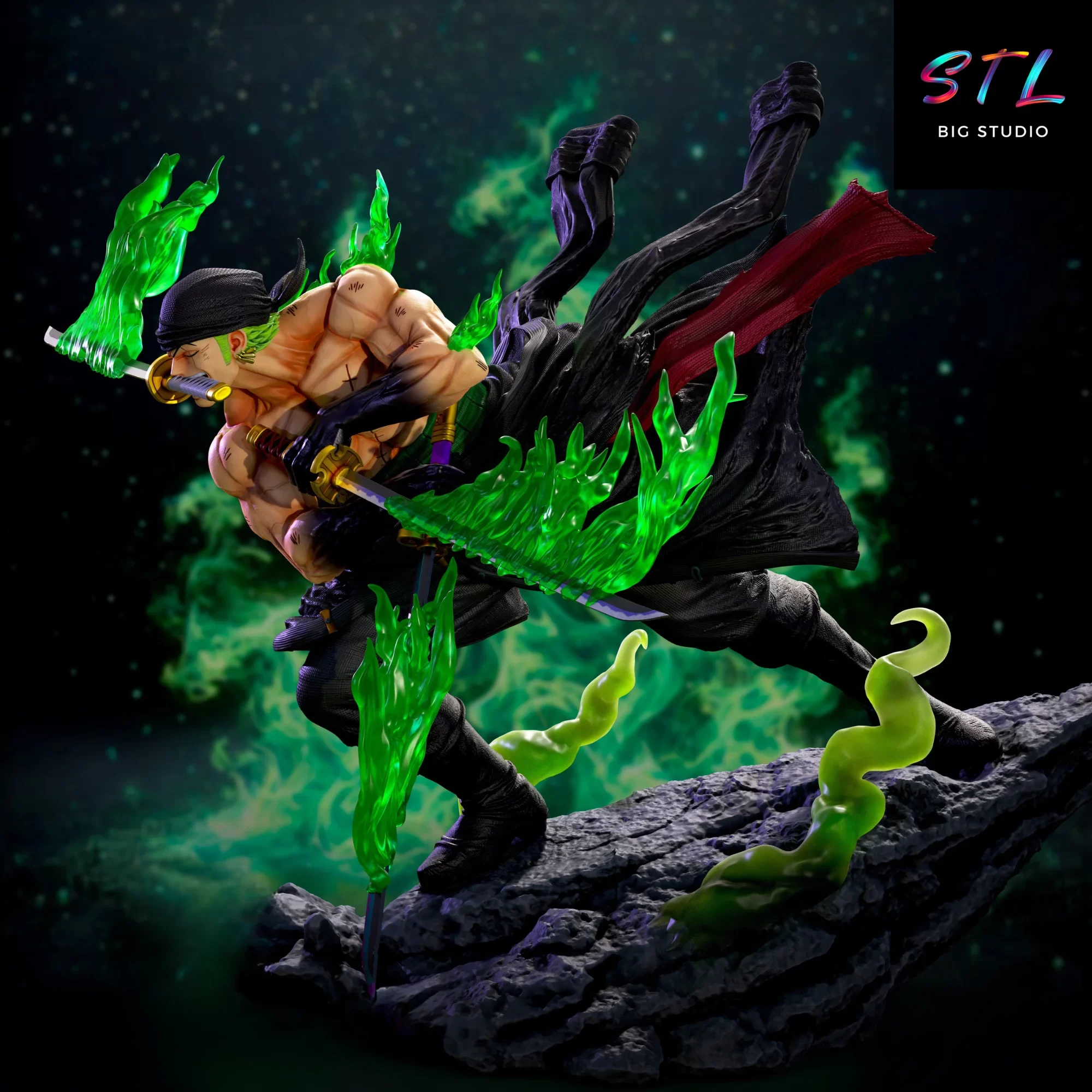 one piece stl roronoa zoro diorama impresion 3d one piece stl roronoa zoro diorama impresion 3d