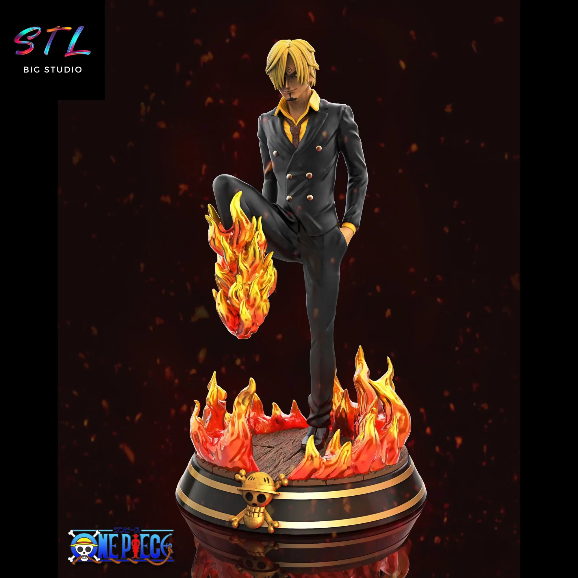one piece stl sanji impresion 3d one piece stl sanji impresion 3d