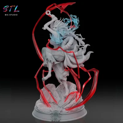 one piece stl yamato beast mode diorama impresion 3d