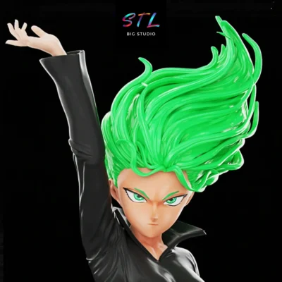 one punch man stl tatsumaki tornado figura impresion 3d