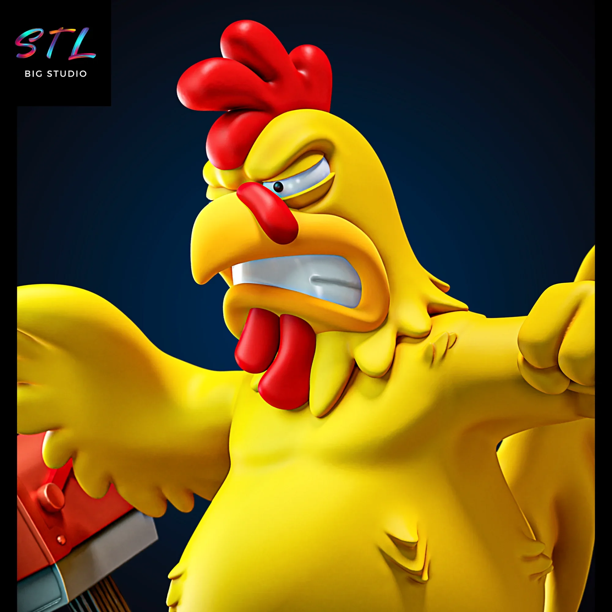padre de familia stl ernie el pollo gigante figura impresion 3d padre de familia stl ernie el pollo gigante figura impresion 3d