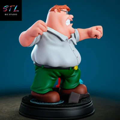 padre de familia stl peter griffin figura impresion 3d