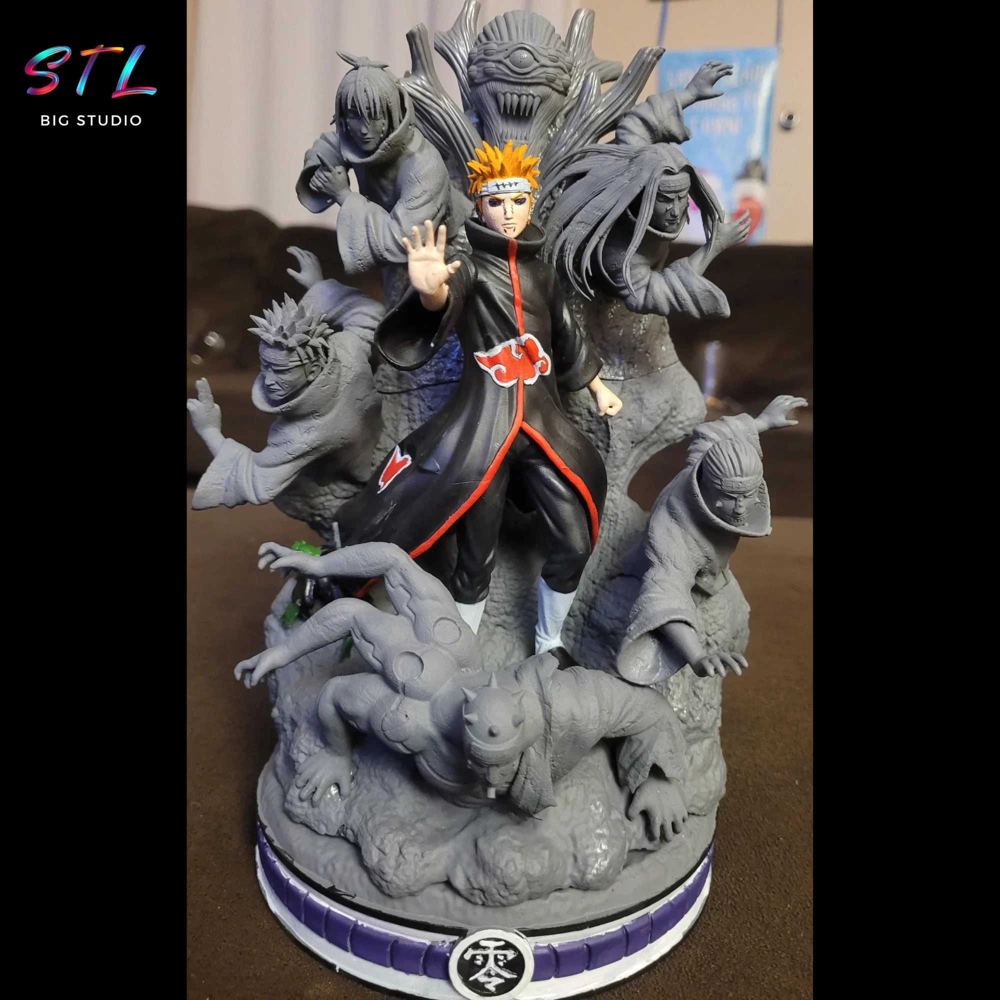 pain akatsuki stl diorama naruto impresion 3d pain akatsuki stl diorama naruto impresion 3d