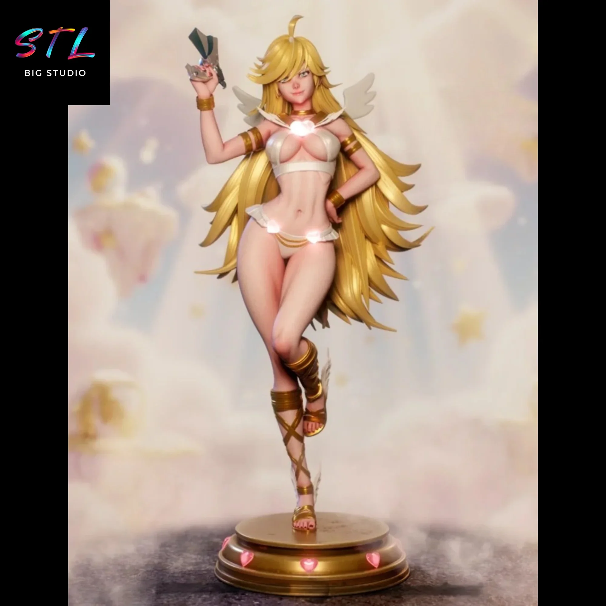 panty stl chica anime impresion 3d panty and stocking panty stl chica anime impresion 3d panty and stocking