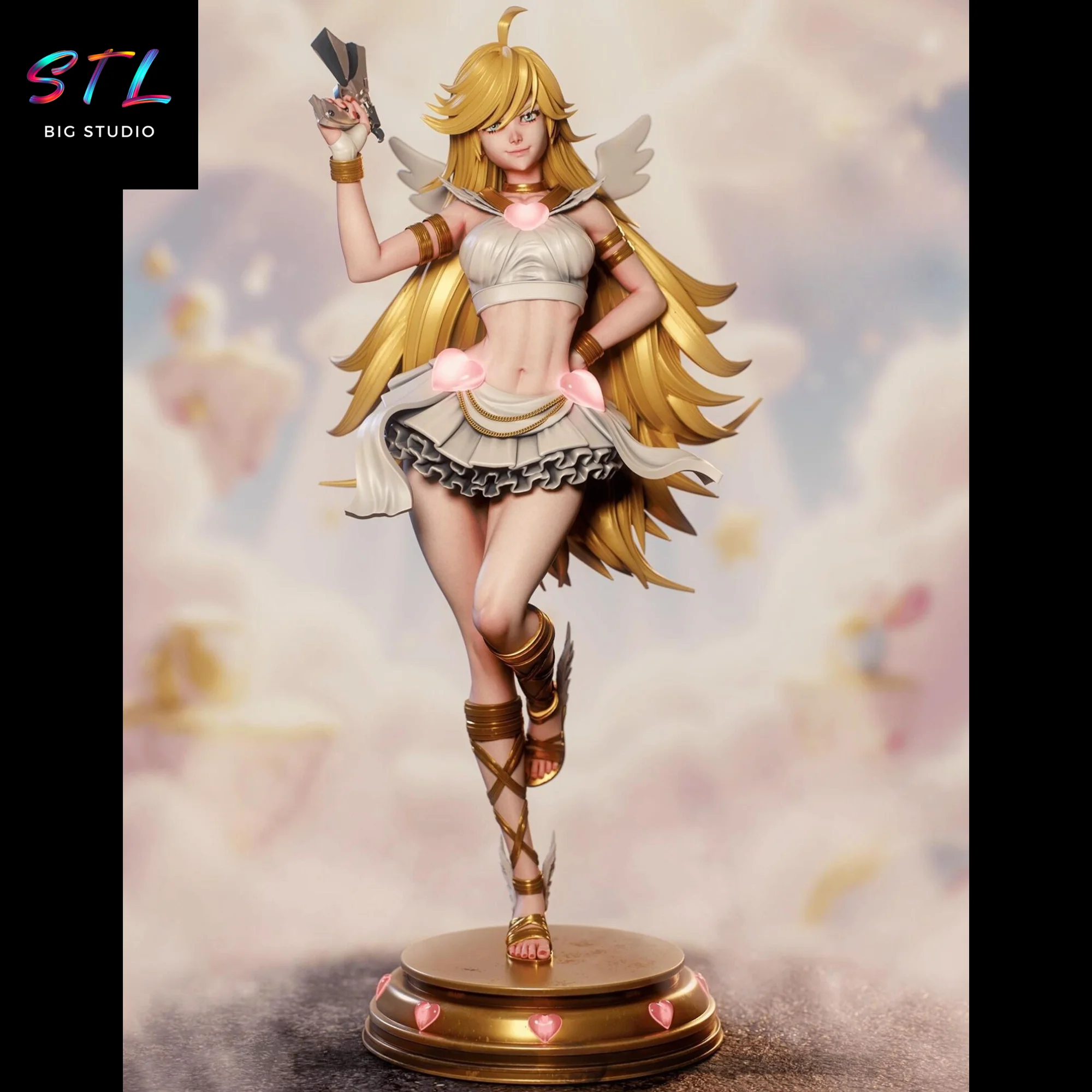 panty stl panty and stocking with garterbelt para impresion 3d
