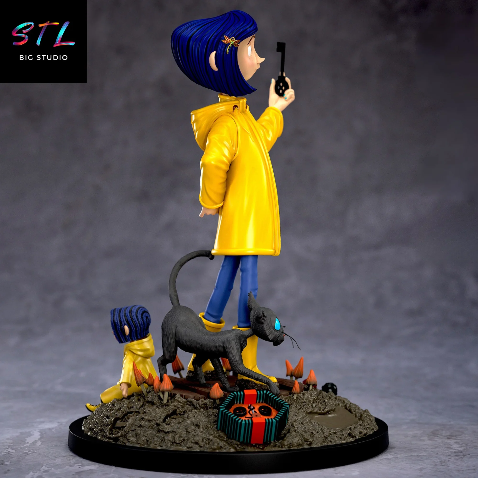 pelicula coraline stl figura impresion 3d pelicula coraline stl figura impresion 3d