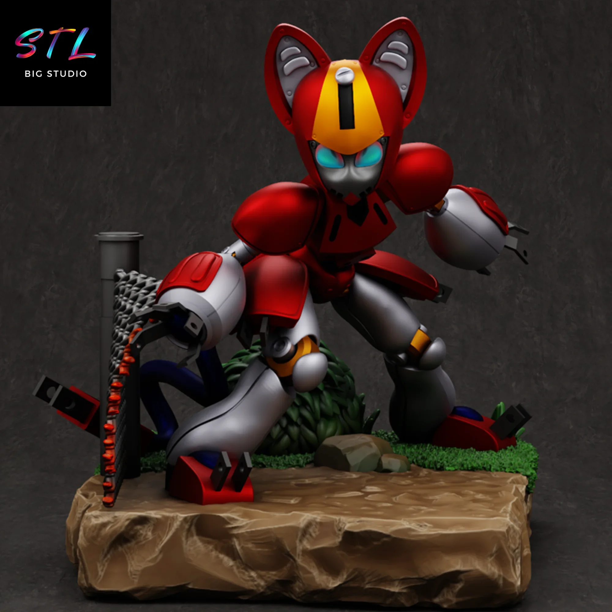 peppercat stl medabots para impresion 3d peppercat stl medabots para impresion 3d