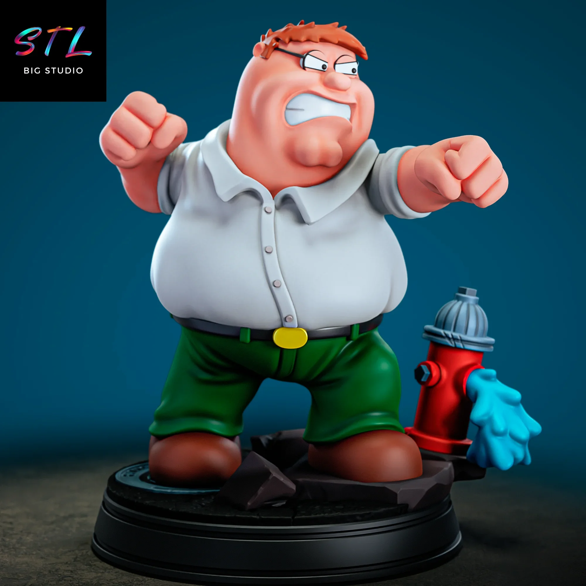 peter griffin stl impresion 3d padre de familia