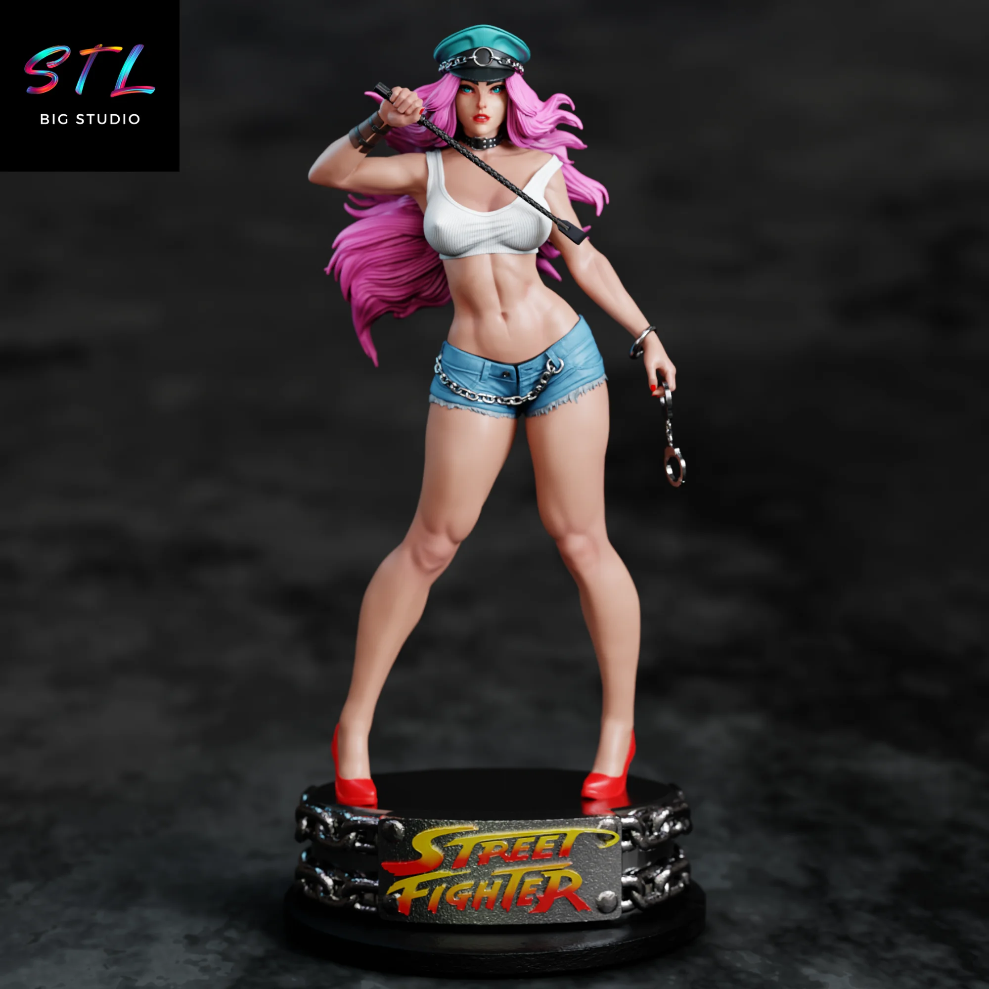 poison stl street fighter para impresion 3d