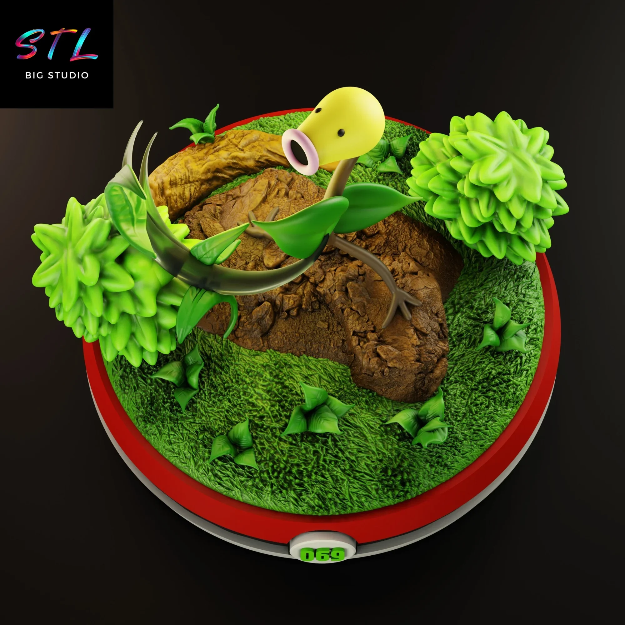 pokemon stl bellsprout figura para imprimir en 3d pokemon stl bellsprout figura para imprimir en 3d