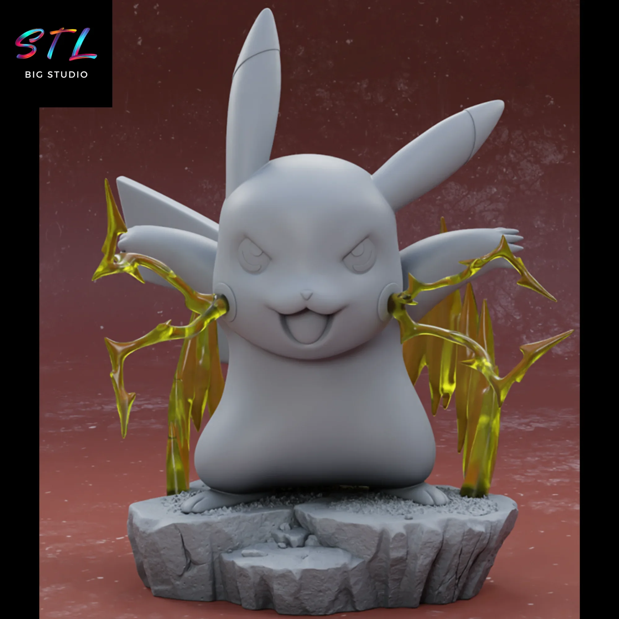 pokemon stl pikachu figura para impresion 3d pokemon stl pikachu figura para impresion 3d