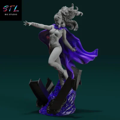 polaris x-men stl impresion 3d figura marvel