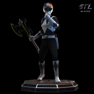 power ranger negro stl impresion 3d