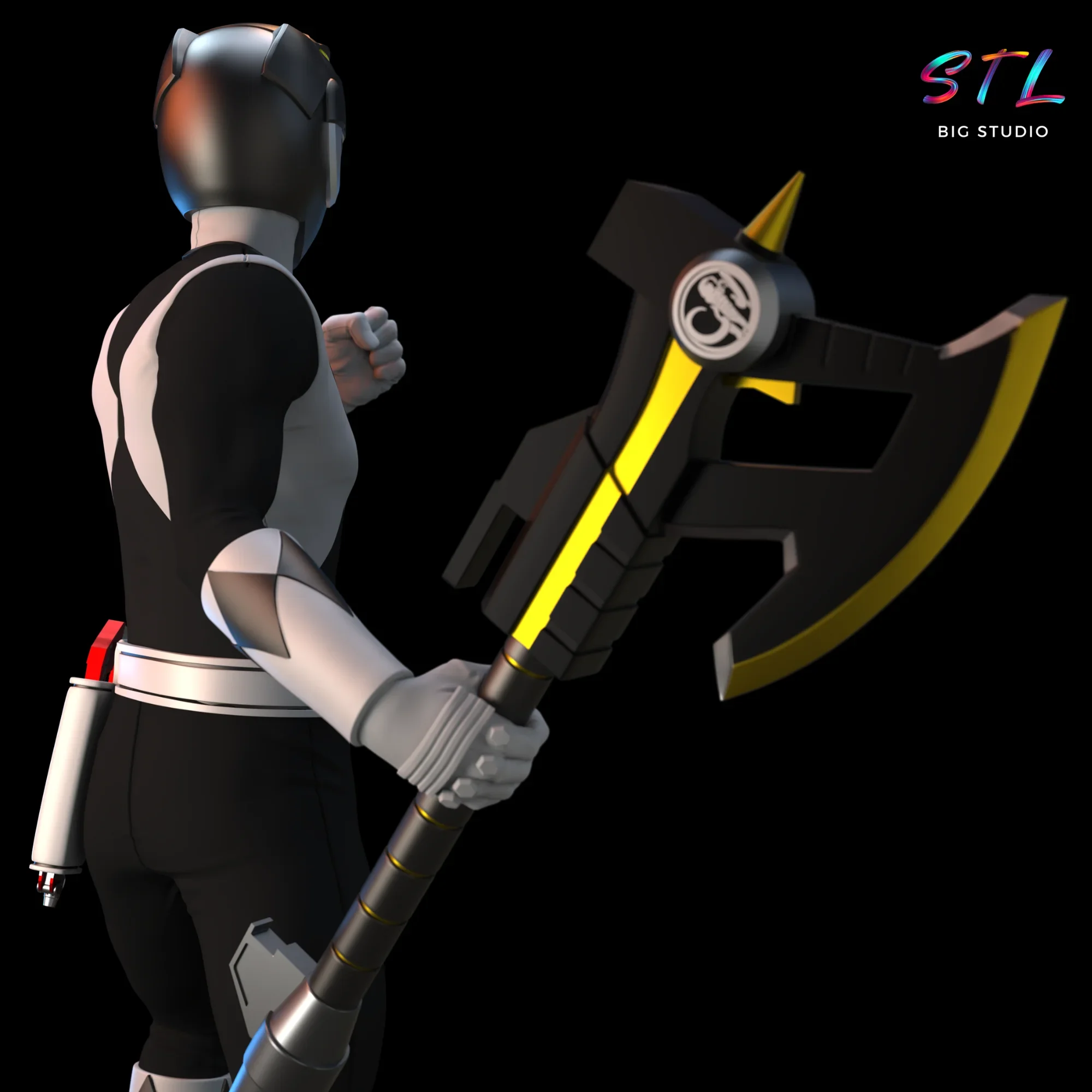 power rangers stl black ranger impresion 3d power rangers stl black ranger impresion 3d