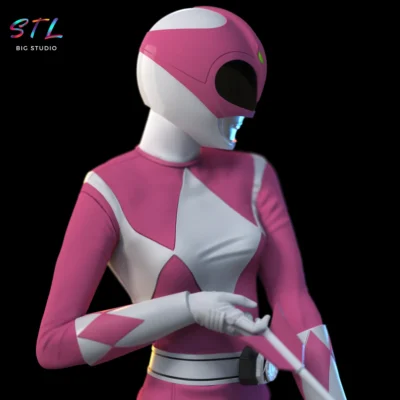 power rangers stl impresion 3d