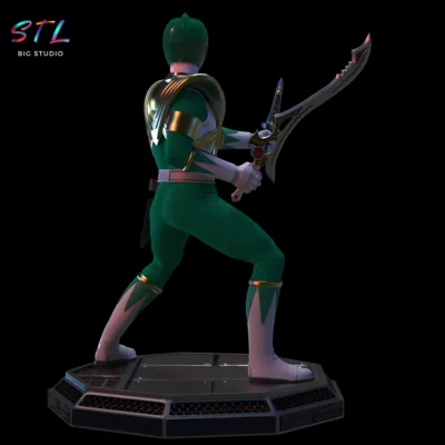 power rangers stl ranger verde impresion 3d