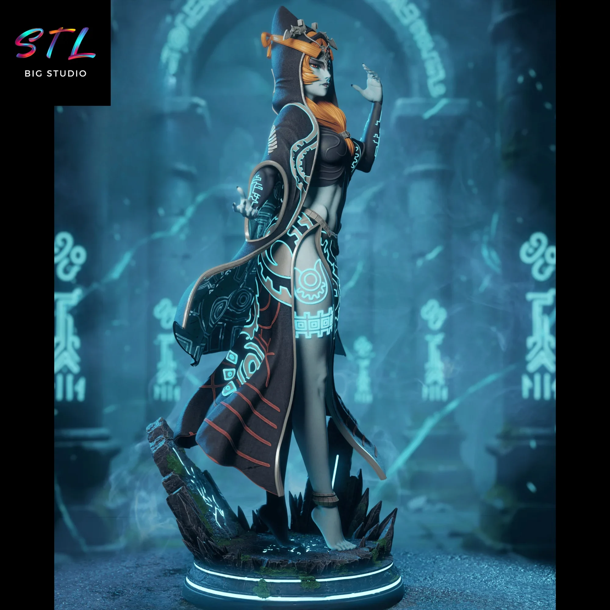princesa twilight stl impresion 3d figura zelda princesa twilight stl impresion 3d figura zelda
