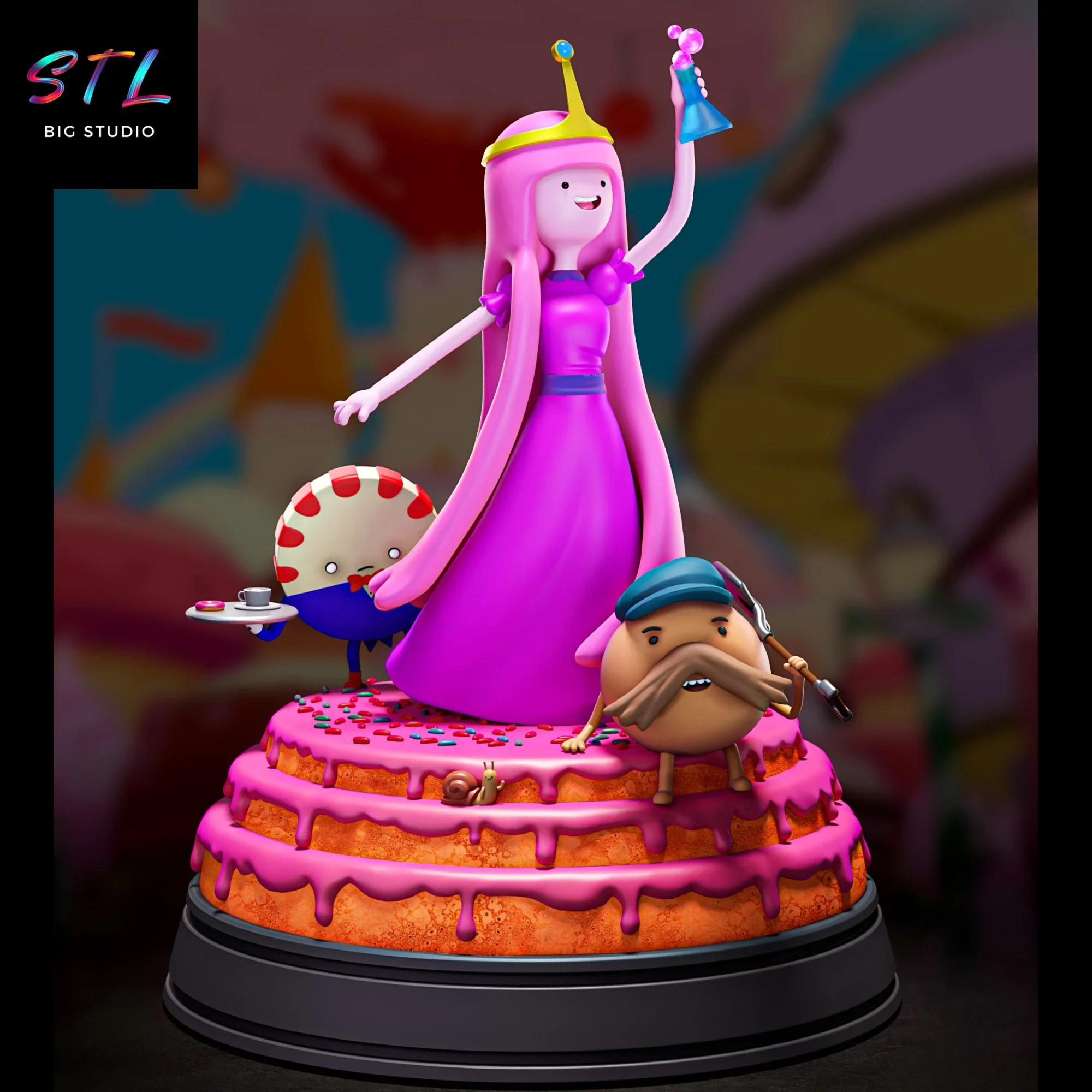 princess bubblegum stl hora de aventuras impresion 3d princess bubblegum stl hora de aventuras impresion 3d