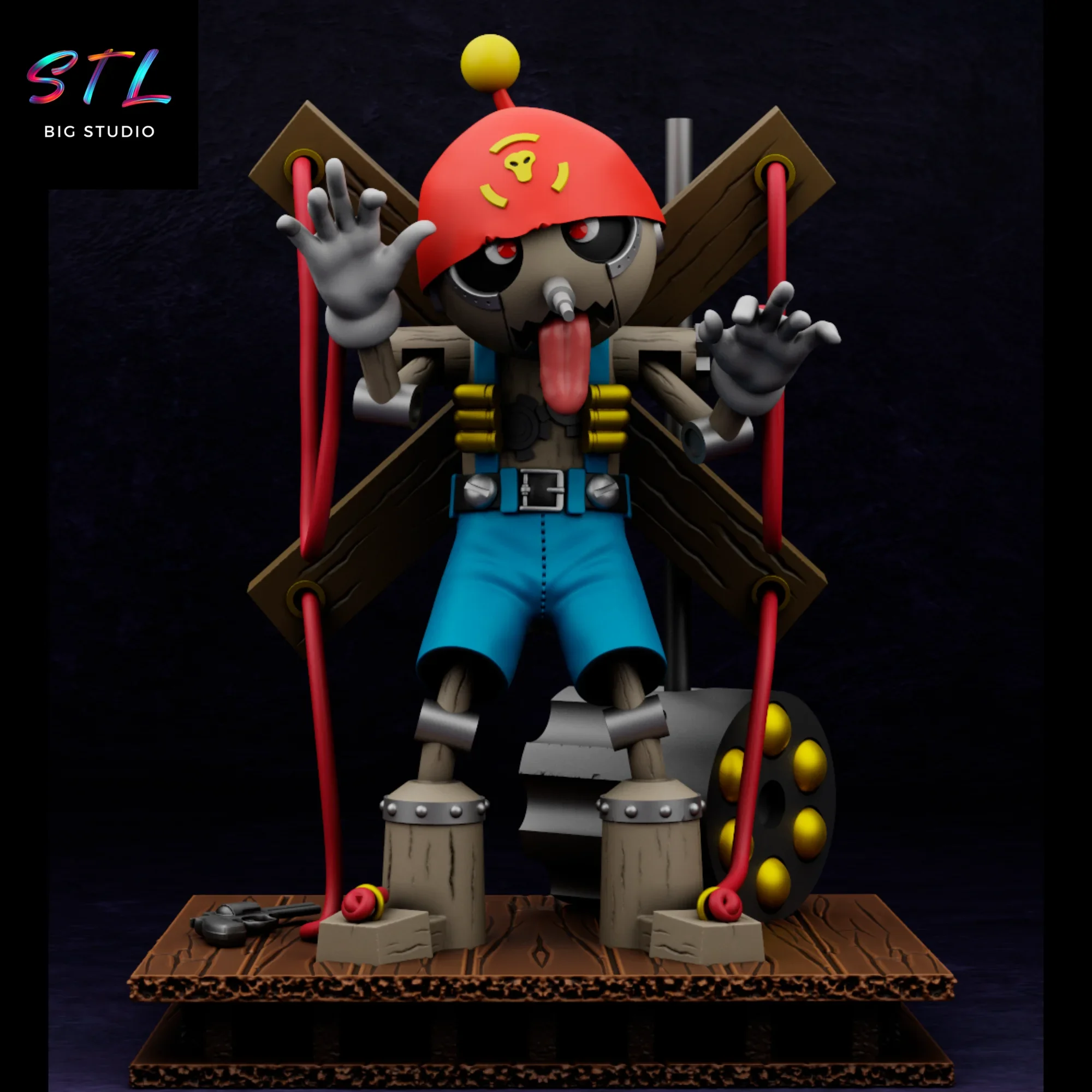 puppetmon stl digimon impresion 3d